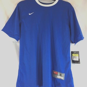 Nike Mens DriFIT Tiempo 269751 Size Small Royal Blue White Soccer Jersey NWT $18