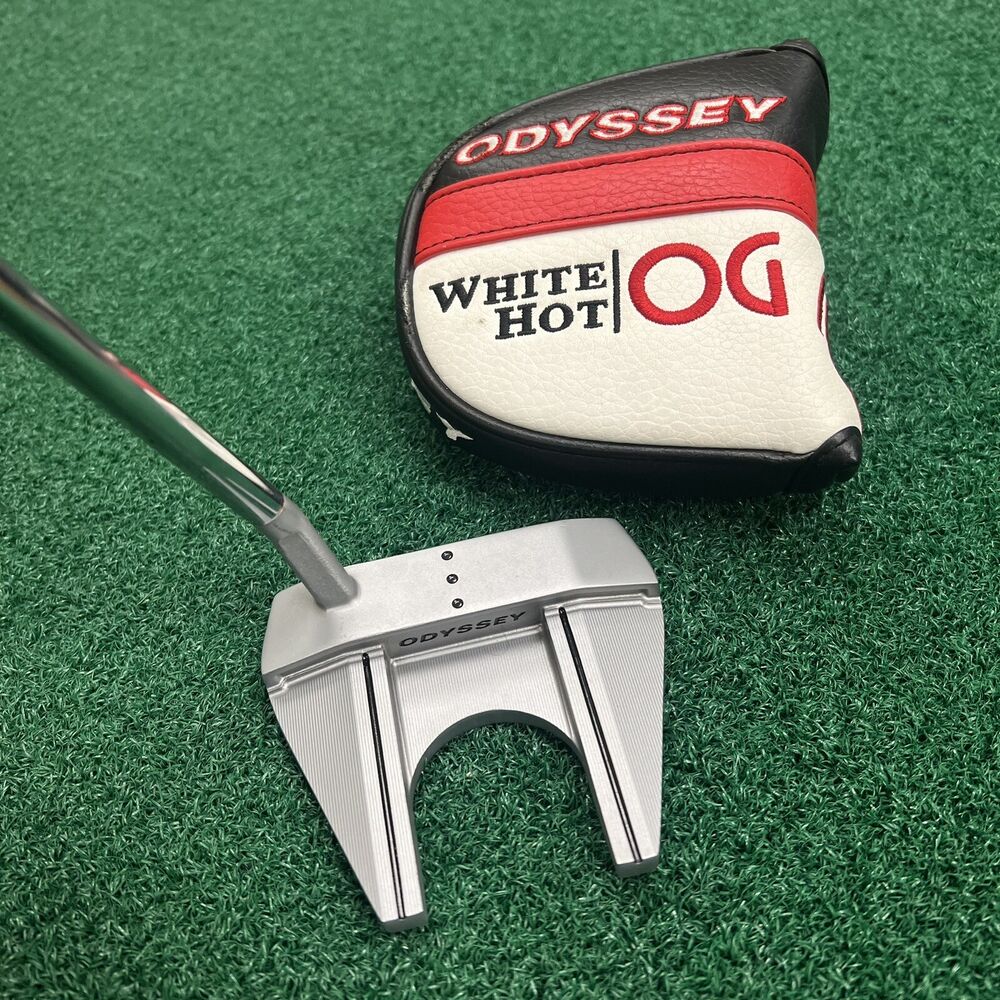 Odyssey White Hot OG VLINE Putter – Double Vent, Für Rechtshänder, 83,8 Cm