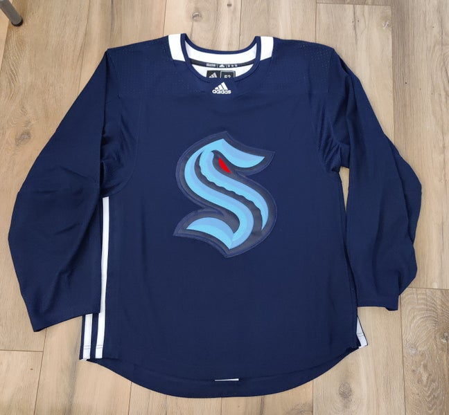 Seattle Kraken Size 52 Adidas Practice Jersey