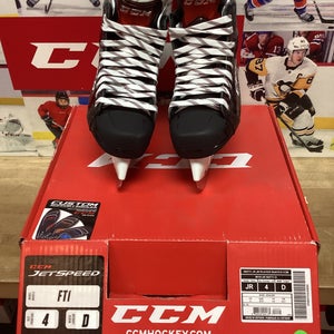 New CCM JetSpeed FT1 Hockey Skates Regular Width Size 4