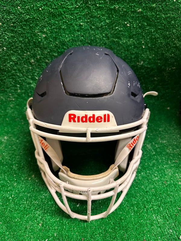 Adult Large - Riddell Speedflex Football Helmet - Matte Navy Blue