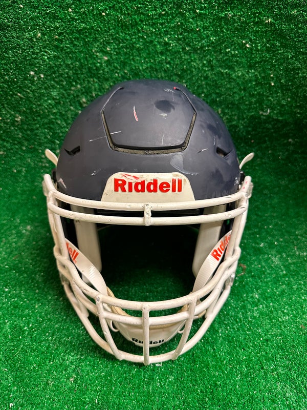 Adult Medium - Riddell Speedflex Football Helmet - Matte Navy Blue