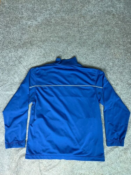 Blue&white tek gear zip up size M