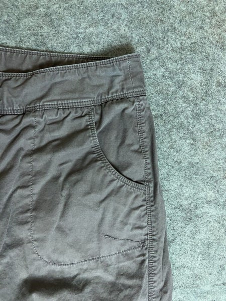 North Face Womens Pants 8 Gray Cargo Capri Pockets Hiking Outdoor