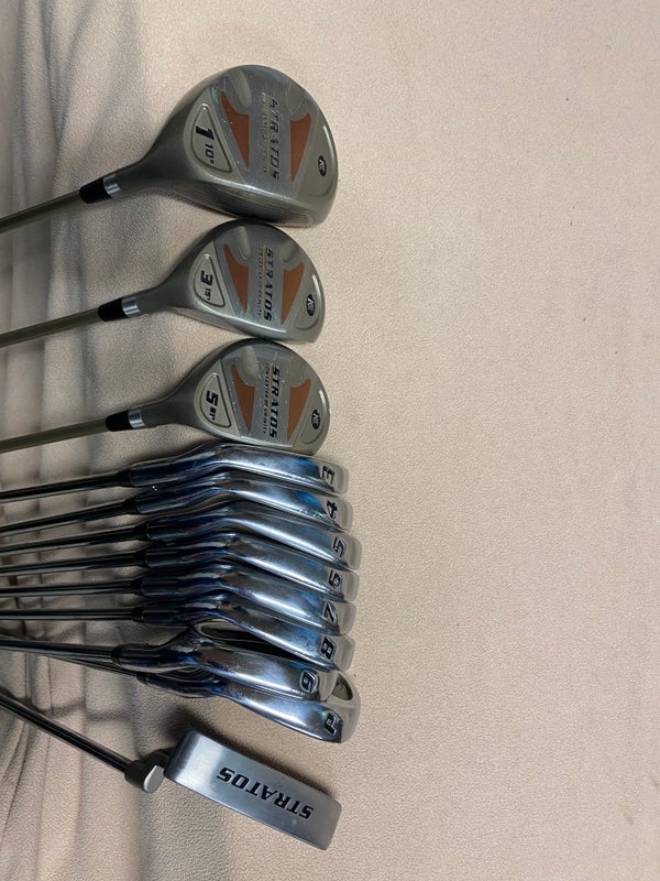 Used Women's Right Handed Stratos Clubs (Full Set) Stiff Flex 12 Pieces