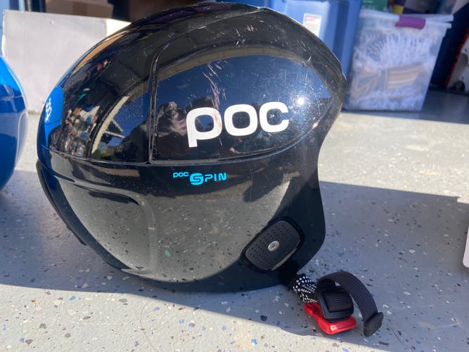 Unisex Used Medium POC Skull Orbic X Spin Helmet FIS Legal