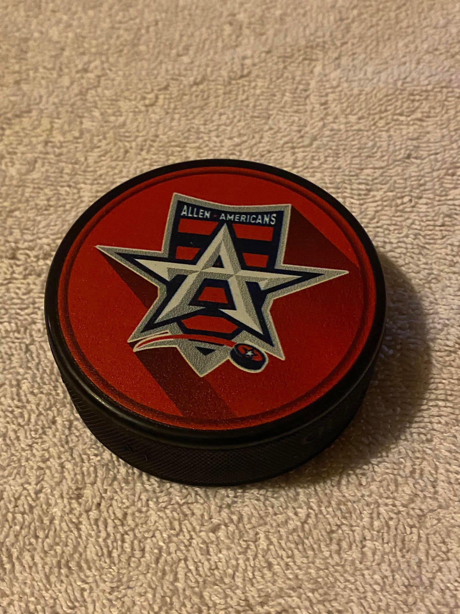 Allen Americans ECHL Hockey Souvenir Hockey Puck