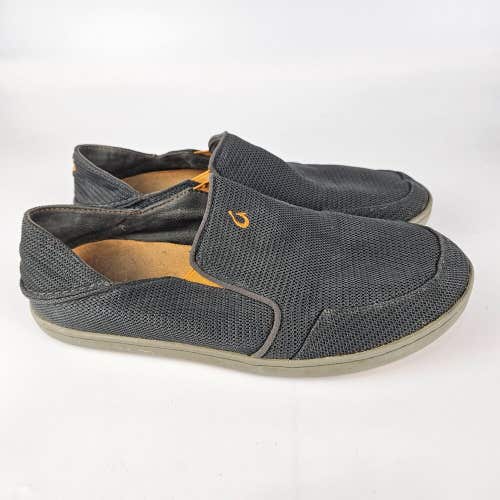 Olukai Nohea Mesh Sneakers Mens Size 8.5 Gray Loafers Shoes Step In