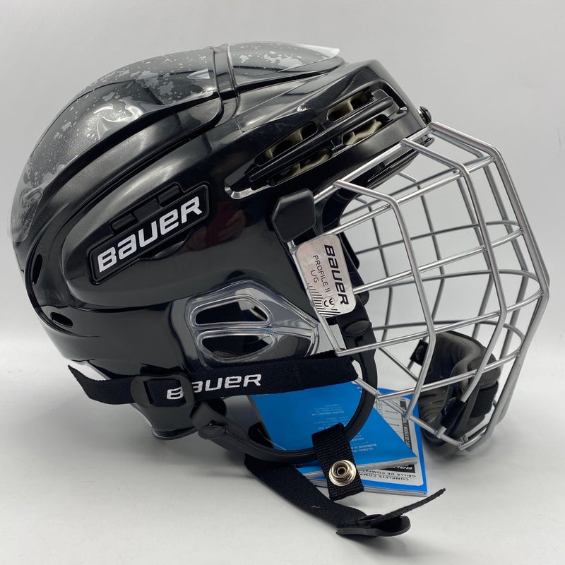 NEW Bauer 5100 Helmet Combo, Black, Large