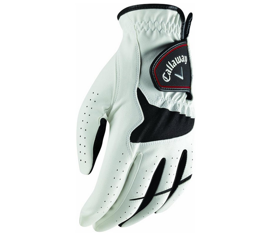 NEW Callaway XTT Xtreme 2-Pack Pair White/Black Golf Gloves Mens Large (L)