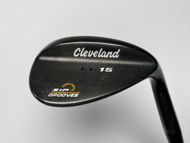 Cleveland CG15 Black Pearl 58* 12 Bounce Traction Wedge Steel Mens RH