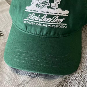 Aime Leon Dore Men's Green and White Hat