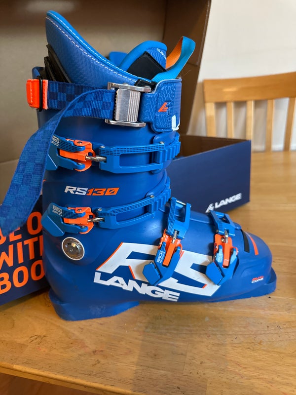 Men's Used 2021-22 Lange RS130 27.5 Racing Ski Boots