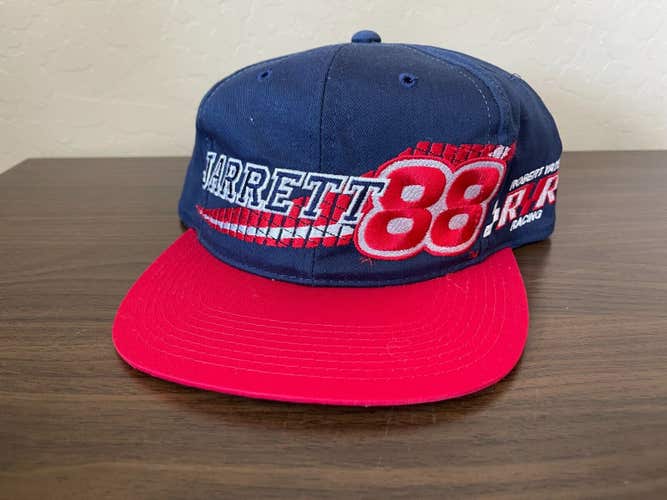 Dale Jarrett #88 NASCAR 50TH ANNIVERSARY RYR VINTAGE 1990s SnapBack Cap Hat!