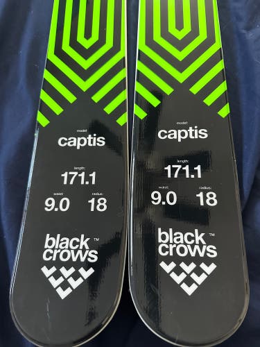 Unisex Black Crows Captis Without Bindings Skis
