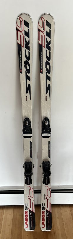 Used Stöckli 170 cm Laser SC - Sport Carving SC Skis Bindings Max Din 14