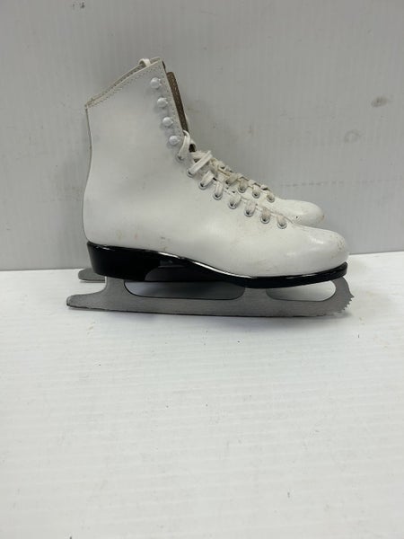 Used White Figure Skates Senior 7 Women's Figure Skates