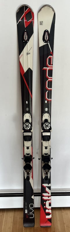 Used 2015 Volkl 175 cm All Mountain Code UVO Skis With Marker X-Motion Bindings 12
