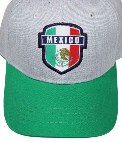 FIFA Mexico National Team Soccer Hat - Mexicana de Futbol Sports Gray Cap 2018