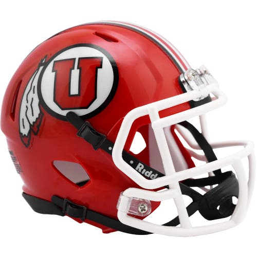Riddell Speed Utah Utes Mini Helmet Red