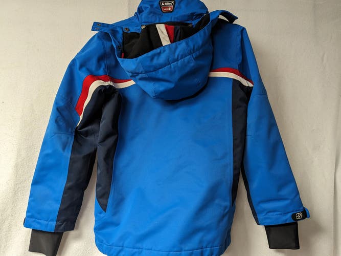 Kiltec Hooded Ski/Snowboard Jacket Coat Size Youth Medium Color Blue Condition U