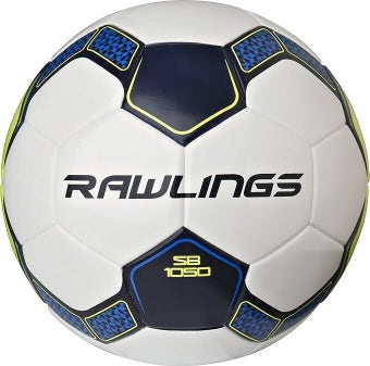 NWT Rawlings SB1050 Size 5 Soccer Ball NFHS Stamped White Blue Lime