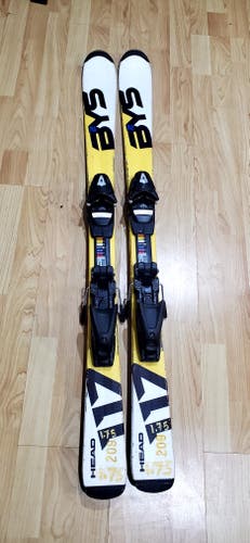 Used HEAD 117 cm Skis With Binding sympro45.