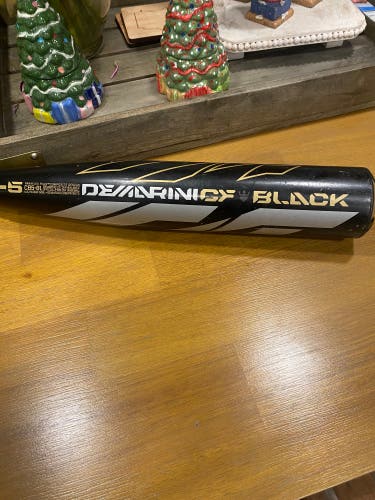 Used USSSA Certified 2019 DeMarini CF Black Composite Bat -5 25OZ 30"