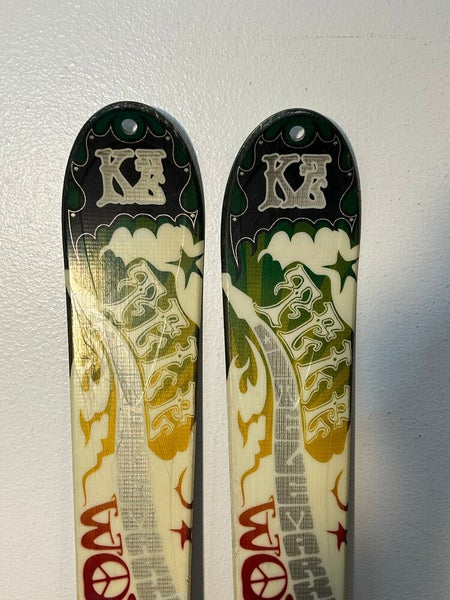 K2 World Piste Telemark Skis 174 cm. Targa G3 Bindings NICE!