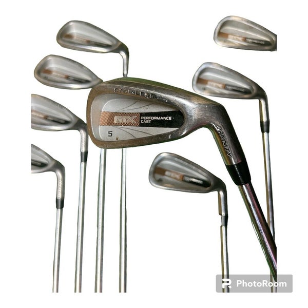 Affinity GTX Iron Set 3-PW Regular Flex Steel Shafts RH