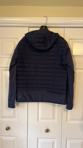 Men's Lululemon Athletica Down for It All Hoodie, navy blue - XL - Like New
