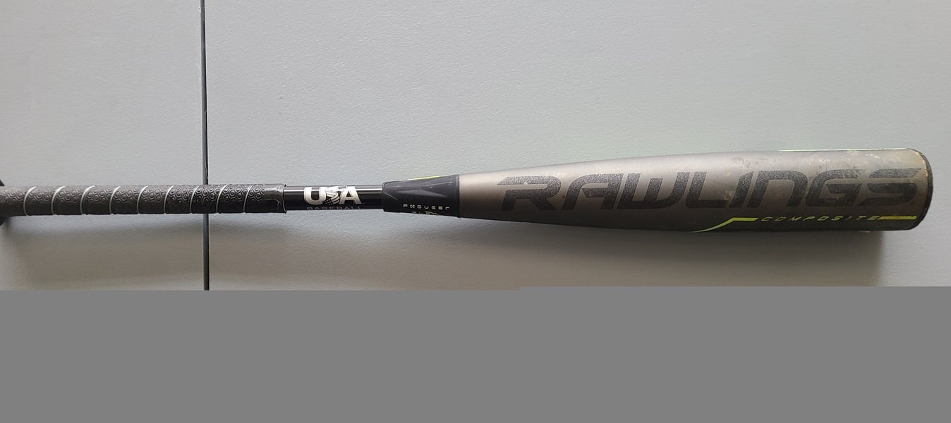 Used 2019 Rawlings Composite Quatro Pro Bat 22 oz 30"