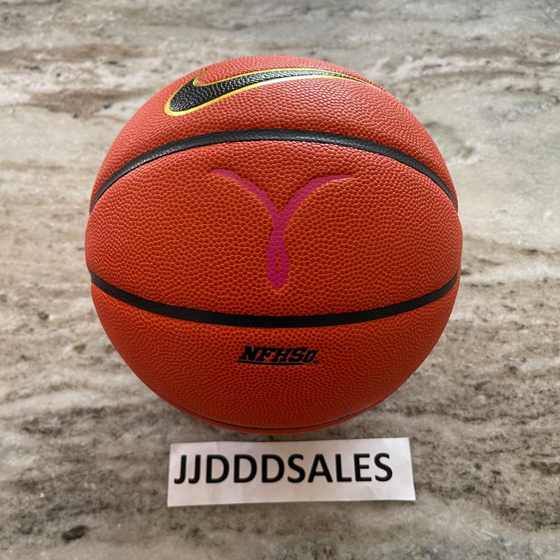 Nike Elite Championship Gold Kay Yow Breast Cancer Game Ball Basketball Women’s Size 6   New Rare