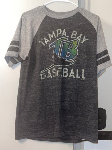 Fanatics MLB Tampa Bay Rays T Shirt Mens Size Medium Used Pre Owned Short Sleeve
