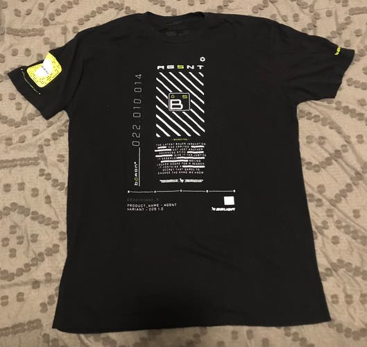 Bauer Hockey Ag5nt Agent Stick Release T-Shirt New Without Tags