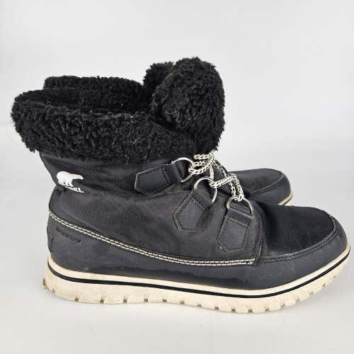 Sorel Cozy Carnival Women's Size 8 Winter Boot Ankle NL2297-011 Black Waterproof