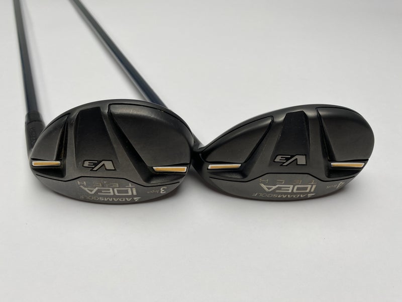 Adams Idea Tech V3 3 & 4 Hybrid Set 19* 22* Mitsubishi Rayon Bassara Regular RH