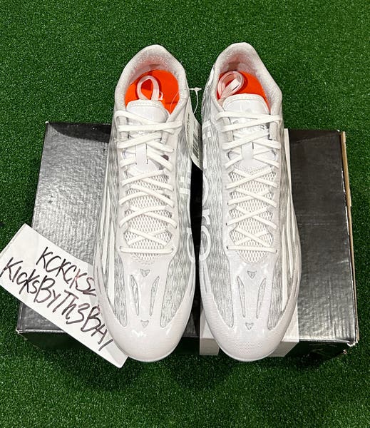 Adidas Adizero 5 Star 4.0 Football Cleats White Silver S84805 Mens