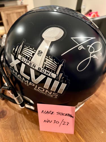 Seattle Seahawks Jon Ryan Autographed Helmet