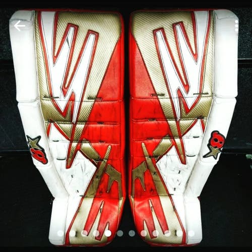 Used 34" Brian's Gnetik Pro Goalie Leg Pads Pro Stock