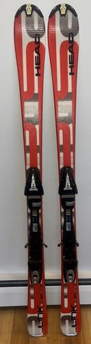 Used Unisex HEAD 150 cm All Mountain The Link Skis With Bindings Max Din 10