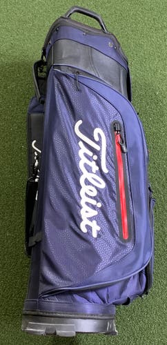 Titleist Club 14 Cart Bag Blue 14-Way Divide Single Strap Golf Bag