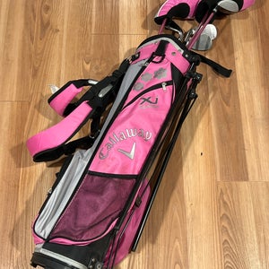Junior Used Callaway Right Handed XJ Series Clubs (Full Set) Junior 7 Pieces