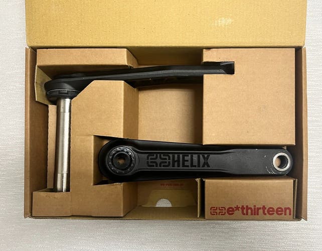 e*thirteen Helix 170mm Black Aluminum Crankset EXCELLENT Fast Shipping LOOK