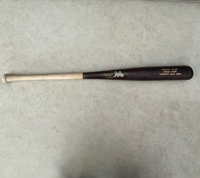Gregg Zaun Game-Used 33.5 Pure Maple Baseball Bat