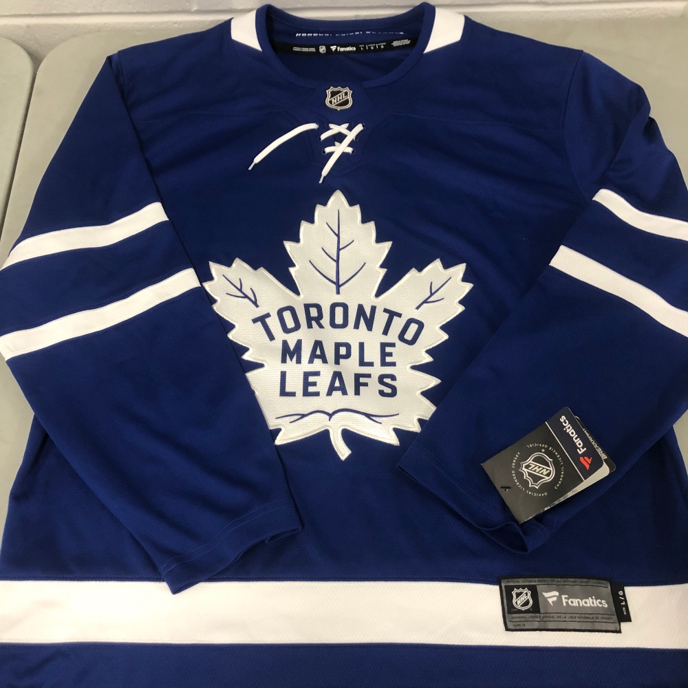 NEW Fanatics Toronto Maple Leafs mens large jersey