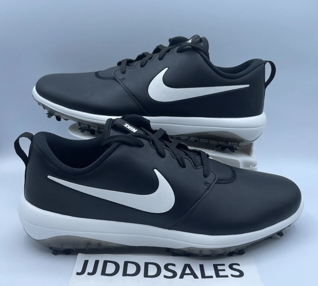 Nike Roshe G Tour Black White Golf Shoes Spikes AR5580-001 Men’s Size 9 NEW
