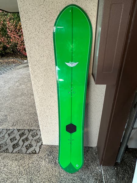 burton fish snowboard used 3D Flat Top Splitboard and control in deep snow Burton Modified Fish Snowboard -