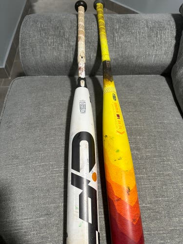 Used DeMarini (-8) 22 oz 30" CF Bat