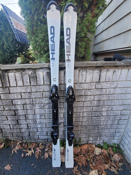 Used Unisex 2021 HEAD 156 cm Racing World Cup Rebels i.SL RD Skis With Bindings Max Din 16